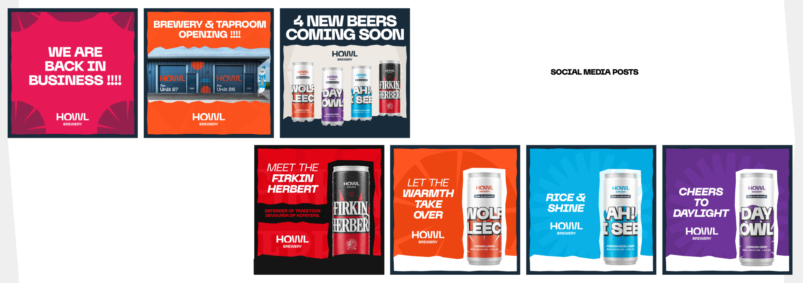 HOWL Brewery \ Branding - Packing Design - Ad